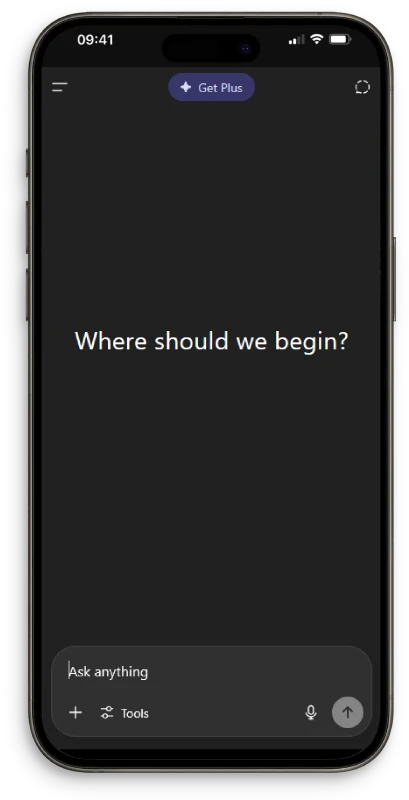 ChatGPT UI Phone Graphic